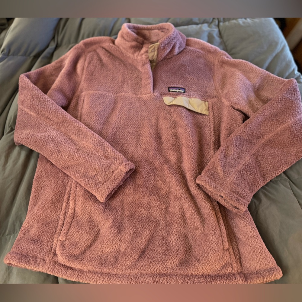 Women's Patagonia Lavender Re-Tool 1/4 Snap Fleece Sweater